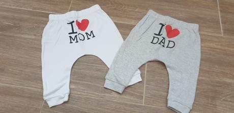 Tepláky č.74 dad mom, fox & bunny,74