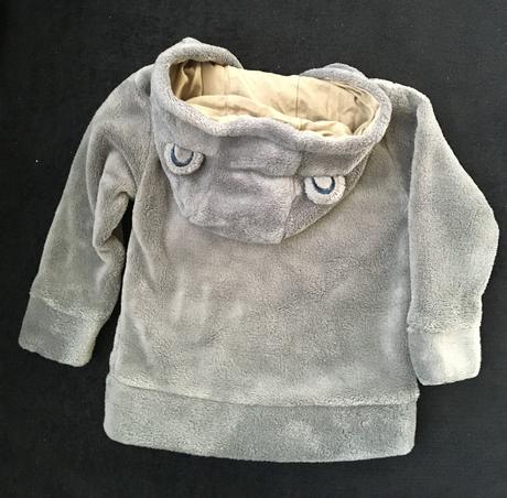 Teplučká mikina s uškami, lupilu,74