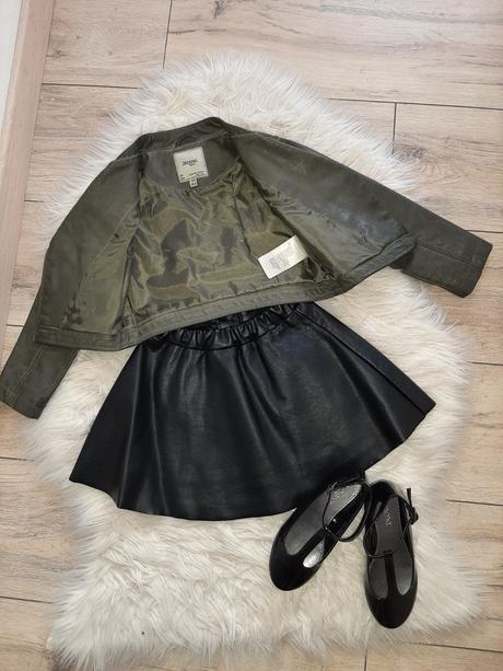 Koženkový kabát mayoral, mayoral,98