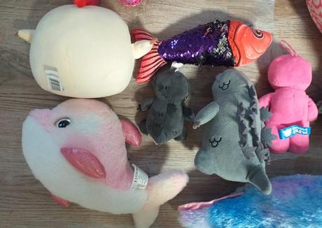 Nové plyšové zvieratká- exotické, morské,