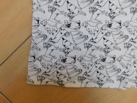 Tričko so psíkmi, h&m,122