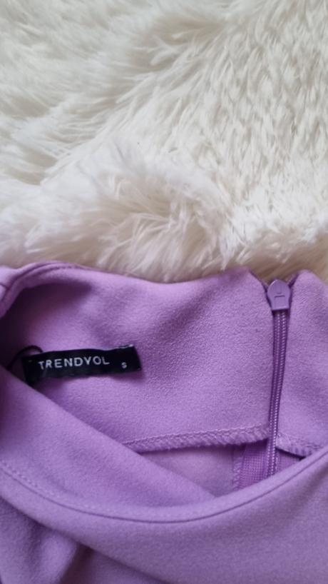 Šaty lila top nový stav, s