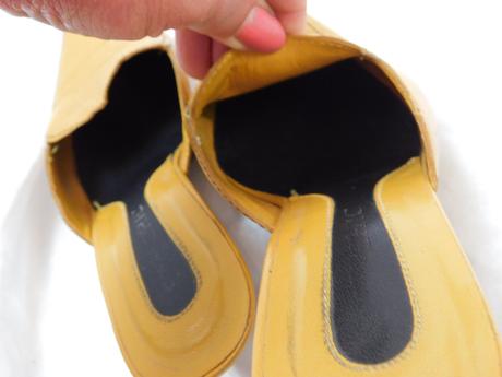 Claudina chic luxusne kožene šlapky, 36