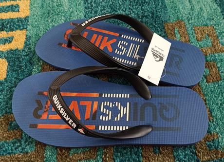 Nové značkové žabky quiksilver + ďalšie grátis, 36