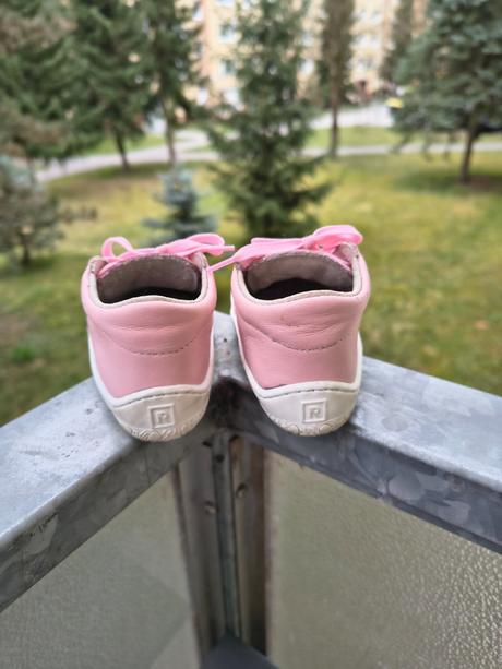 Kožené topánky pre prvé kroky zn.rak veľ.19, rak,19