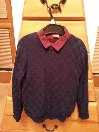 Súprava košeľa s pulovrom raz oblečené, f&f,116