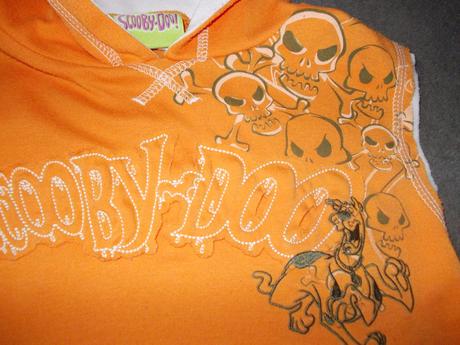 Tielko s kapucňou- scooby doo, 104