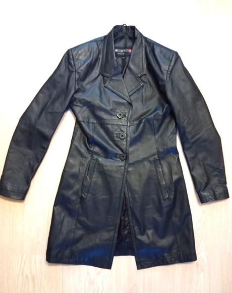 Dámsky kožený kabát, 38