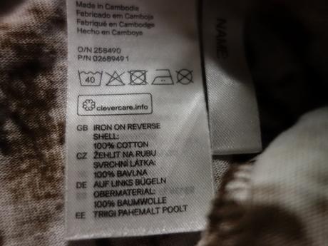 Kraťasky h&m 110/116, h&m,110