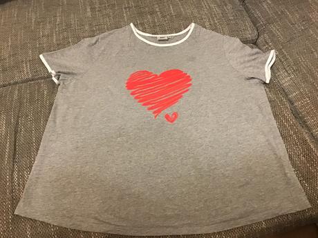 Tričko so srdiečkom, bonprix,54