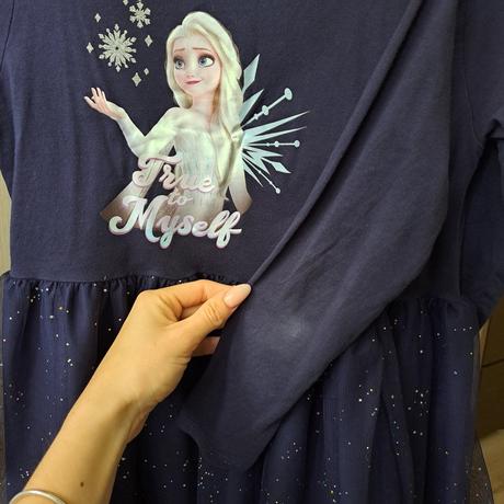 Šaty frozen pre dvojičky, h&m,116