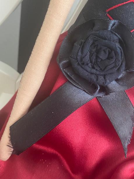 Gothic dekoratívna krasna tilda anjel bábika-65 cm, 