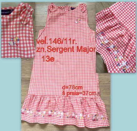 Dievčenské šaty veĺ.146/11r., zn.sergent major, sergent major,146