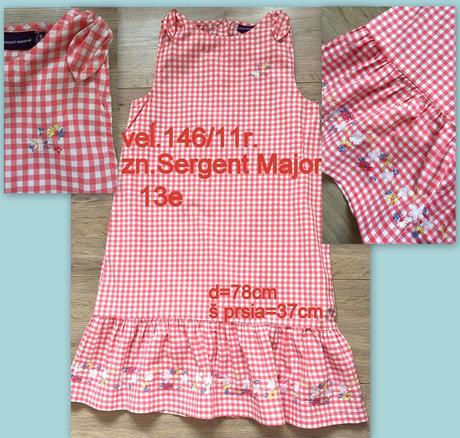 Dievčenské šaty veĺ.146/11r., zn.sergent major, sergent major,146