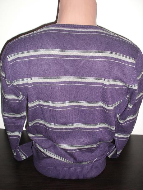 Pánsky sveter fialovo sivej farby, veľkosť m, gate,m