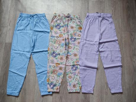 Letné nohavice 3ks, h&m,134