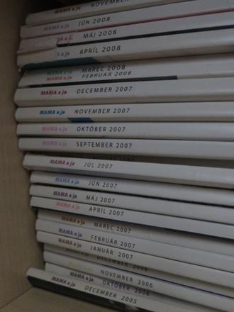 Časopisy mama a ja - 22 ks,