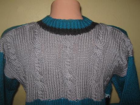 74 pletený sveter - nenosený, 134