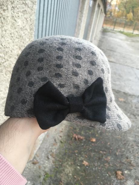 Vlnená čiapka baretka, h&m,110