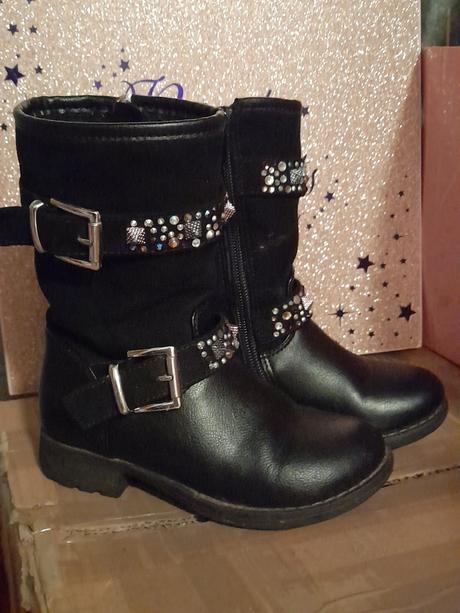 Kožené čierne čižmy, dkny,26