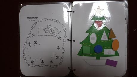 Vianočná quietbook, 