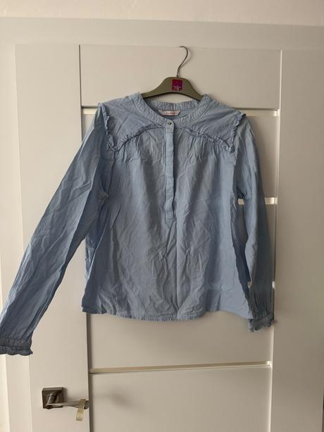 Bledomodra bluzka, camaieu,38