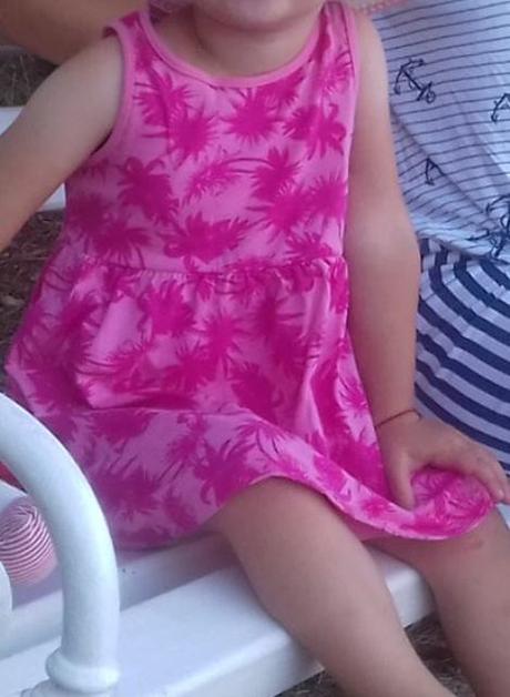 Šaty s palmami-98/104, lupilu,98