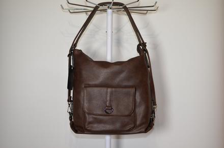 Hnedá kabelka-kabelkoruksak, 