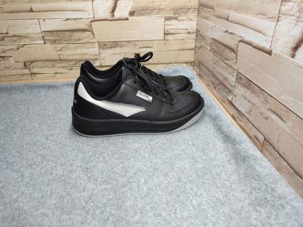 Prestige 37 - čierne kožené tenisky, 37