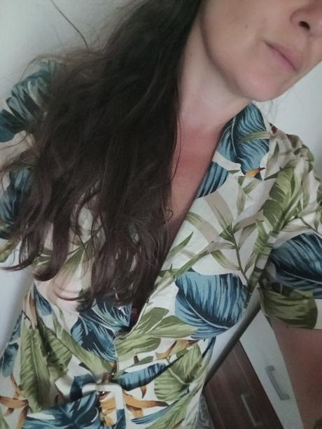 Šaty s listami, orsay,s