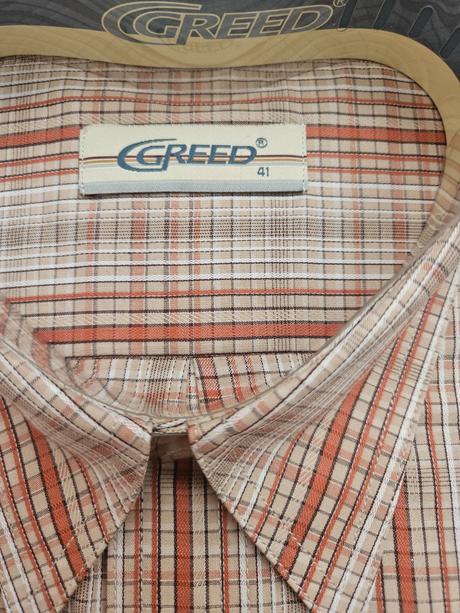 Košeľa greed hnedo-tehlová, 41