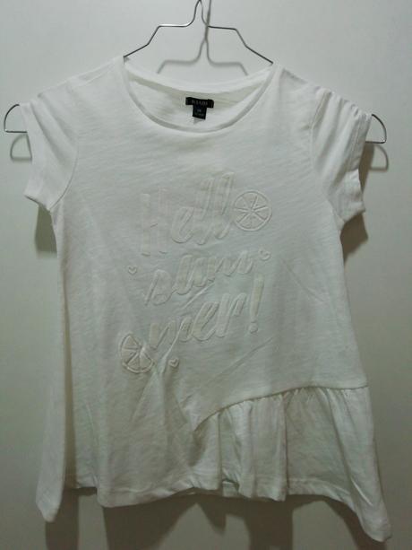 Biele tričko na leto kiabi, 116