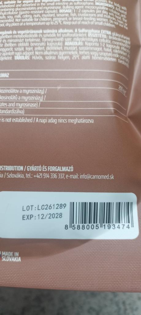 Sulforafan extra 210 ks,