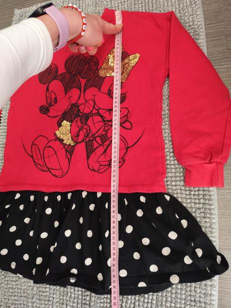 Šaty mickey & minnie veľ. 116/122, disney,116