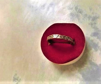 Starožitný prsteň z mexického striebra,