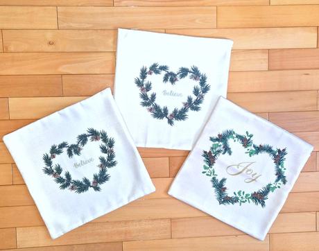 Vianočné obliečky na vankúš, 