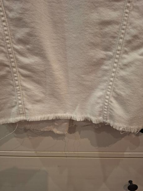 Biela dzinsova vesta, orsay,s