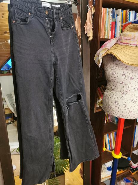 Wide leg rifle, bershka,34