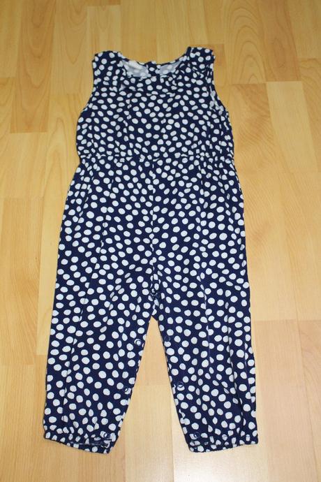 Bodkovaný overal, h&m,86
