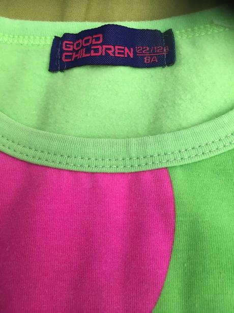 Neónové termo tričko, good children,122