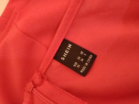 Hot pink elegantný top shein, 34 / xs
