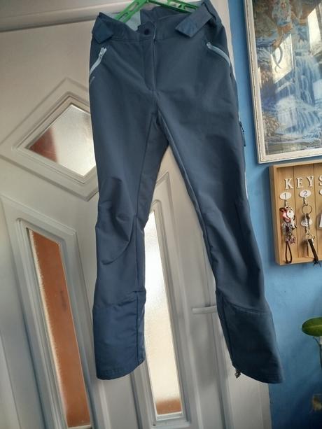 Zateplené softshellové nohavice, quechua,xs