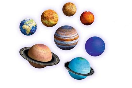 Planetárna sústava 522 dielikov 3d, 