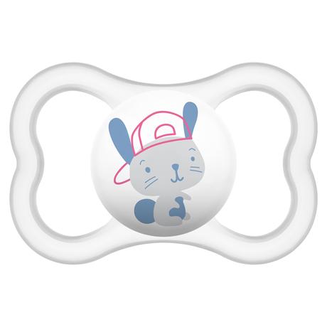 Mam 1074 silikónový cumlík air girl 2ks, 6m+, mam