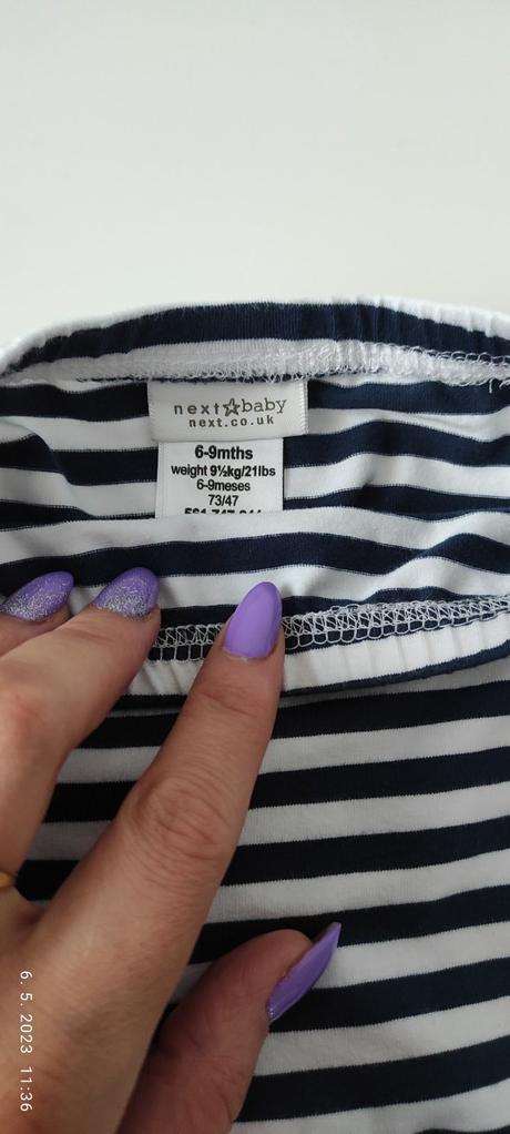 Tenké legínky 68, 2ks, next,68