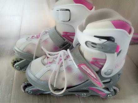 Korčule málo používané 32-35, rollerblade,35