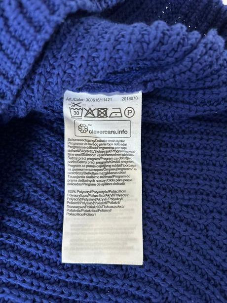 Street one modrý pletený sveter, street one,s
