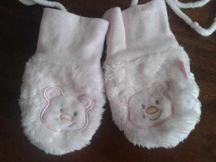 Huňaté rukavičky 50/56, 50