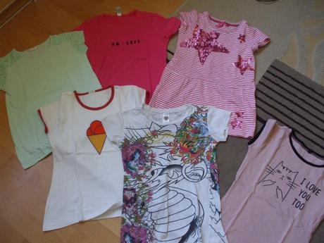 Balík letných tričiek 146/152, 140–152