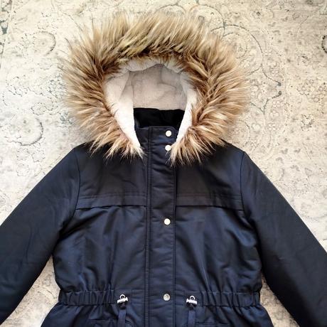 Huňatá zimná parka - super stav, f&f,164